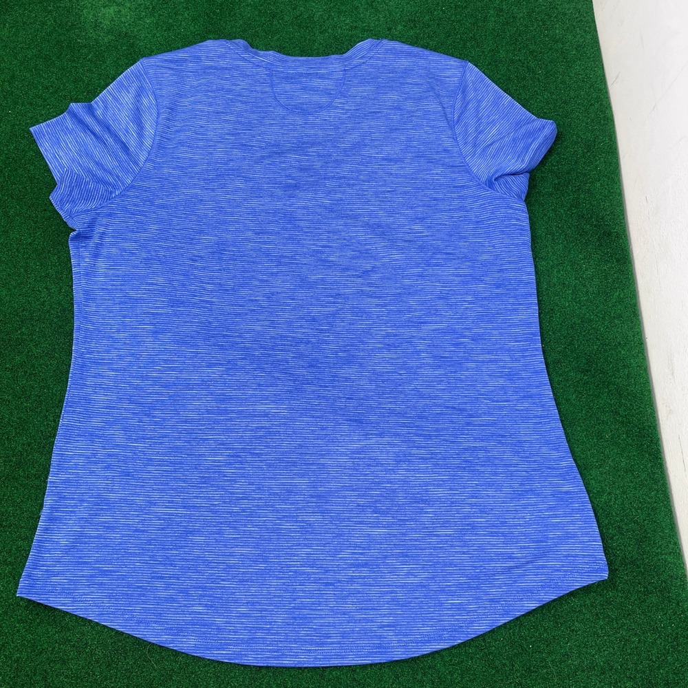 Danskin Womens Space Dye V-Neck Activewear T-Shirt Bundle Pink Blue XL 2-Pack - Picture 5 of 11